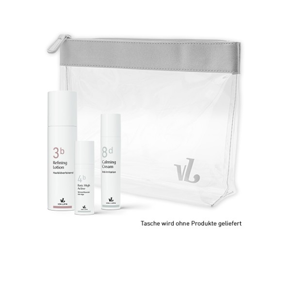 VON LUPIN Cosmetic - Transparente Kosmetiktasche